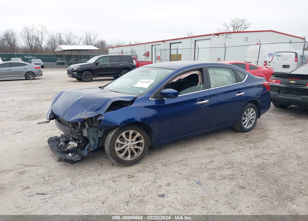 2019 NISSAN SENTRA SV VIN: 3N1AB7AP1KY378620