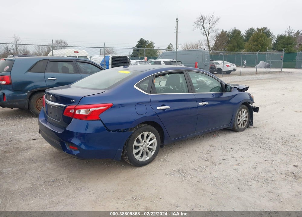 2019 NISSAN SENTRA SV VIN: 3N1AB7AP1KY378620