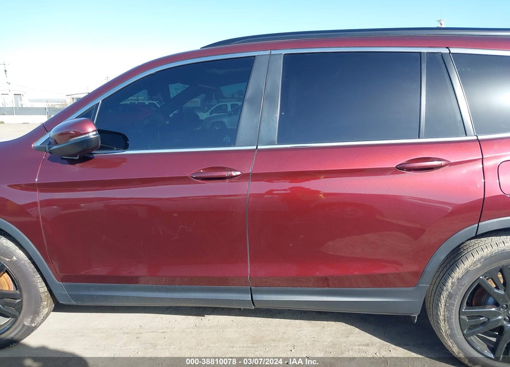 2022 HONDA PILOT 2WD SPECIAL EDITION VIN: 5FNYF5H29NB006411