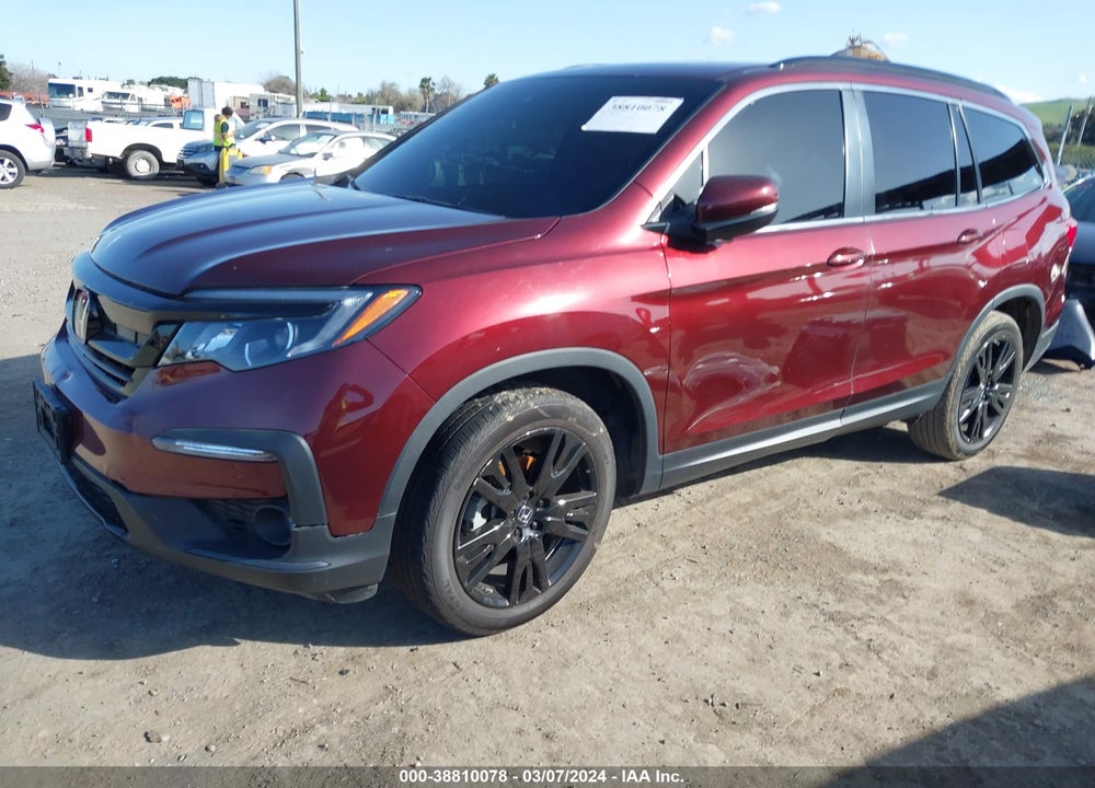 2022 HONDA PILOT 2WD SPECIAL EDITION VIN: 5FNYF5H29NB006411