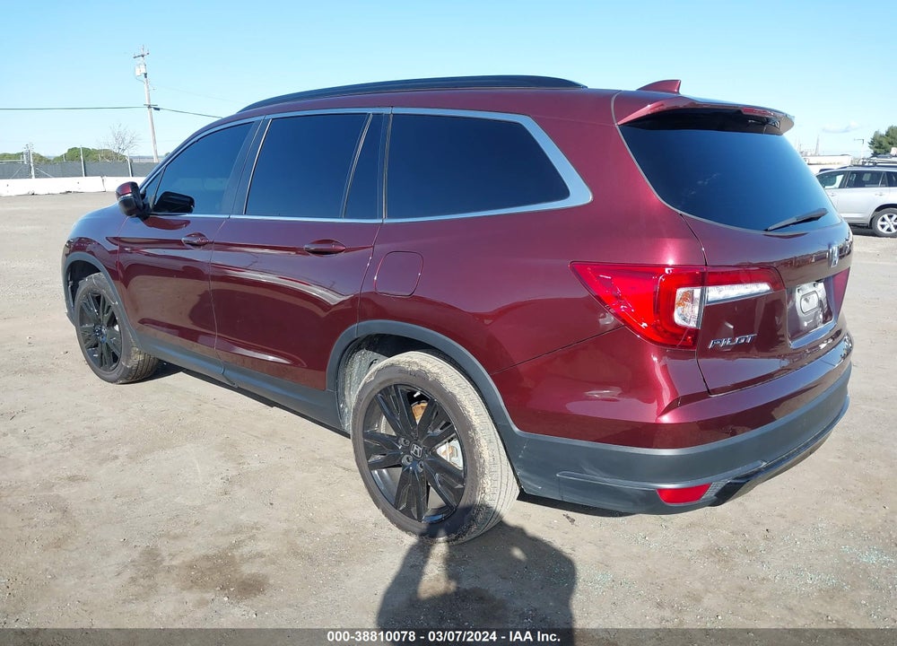 2022 HONDA PILOT 2WD SPECIAL EDITION VIN: 5FNYF5H29NB006411