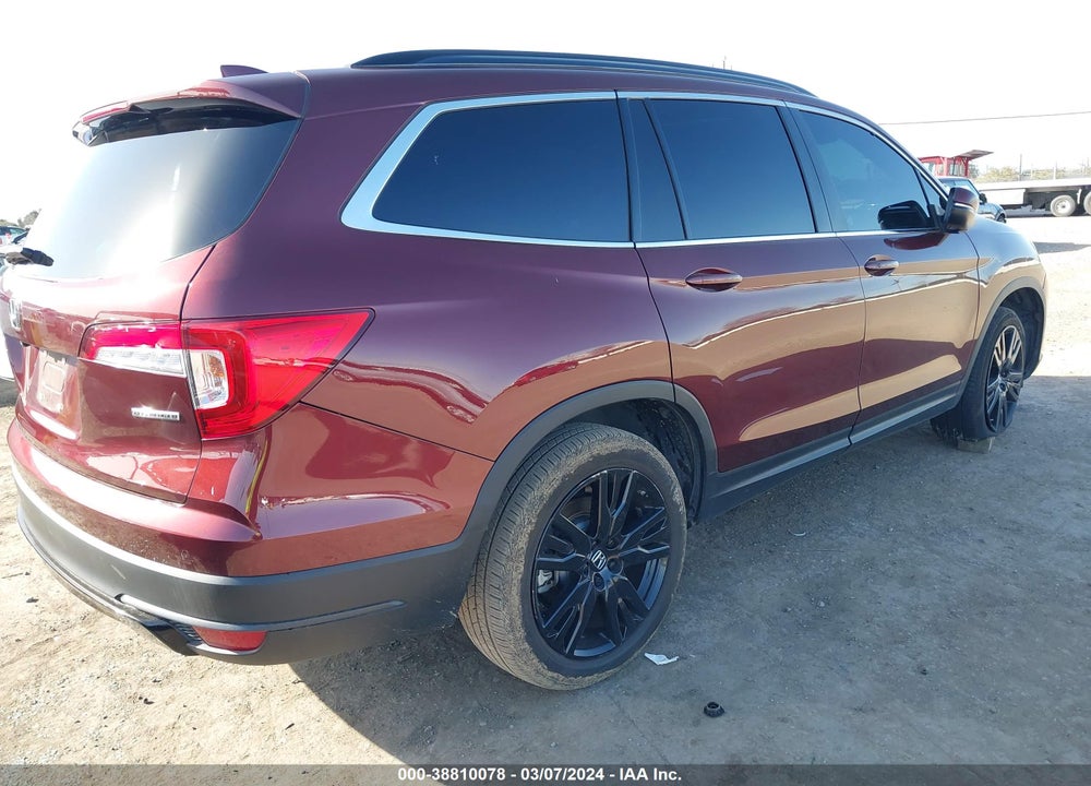 2022 HONDA PILOT 2WD SPECIAL EDITION VIN: 5FNYF5H29NB006411
