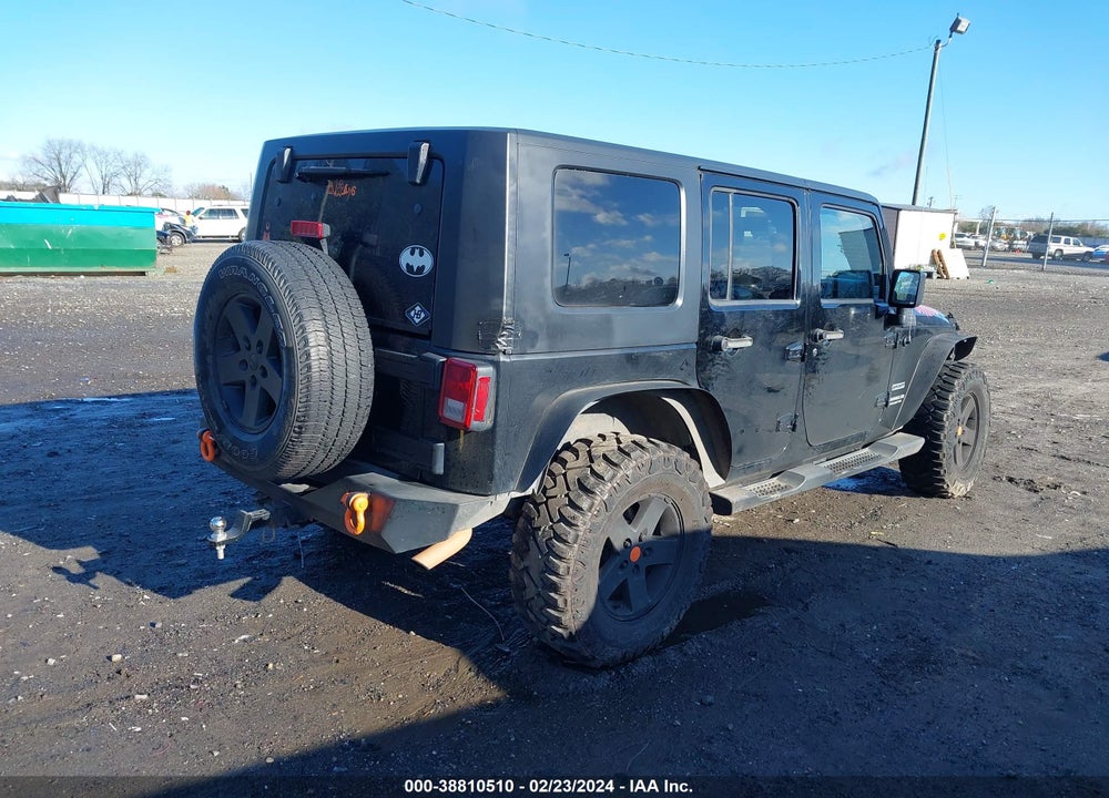 2010 JEEP WRANGLER UNLIMITED SPORT VIN: 1J4BA3H18AL141008