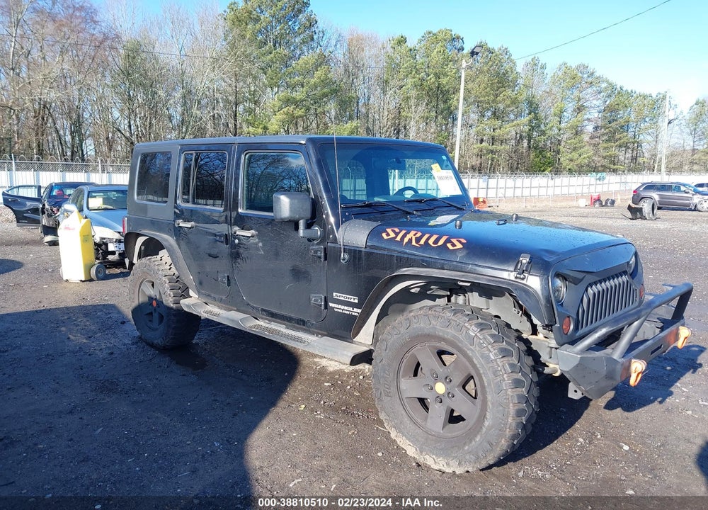 2010 JEEP WRANGLER UNLIMITED SPORT VIN: 1J4BA3H18AL141008