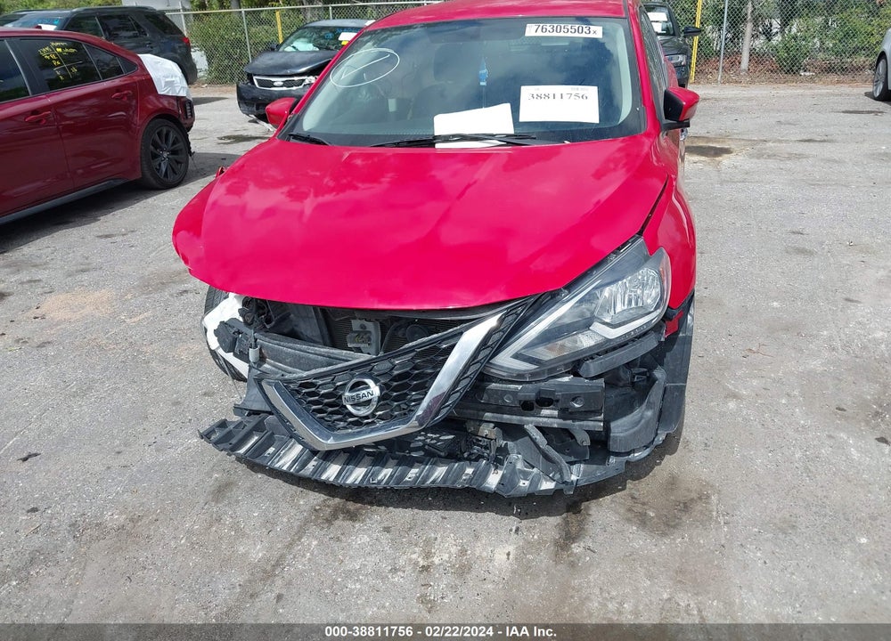 2018 NISSAN SENTRA SV VIN: 3N1AB7AP6JL619163