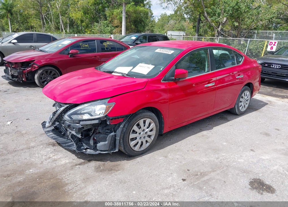 2018 NISSAN SENTRA SV VIN: 3N1AB7AP6JL619163