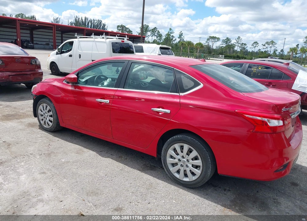 2018 NISSAN SENTRA SV VIN: 3N1AB7AP6JL619163