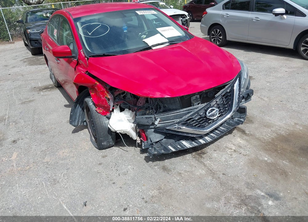 2018 NISSAN SENTRA SV VIN: 3N1AB7AP6JL619163