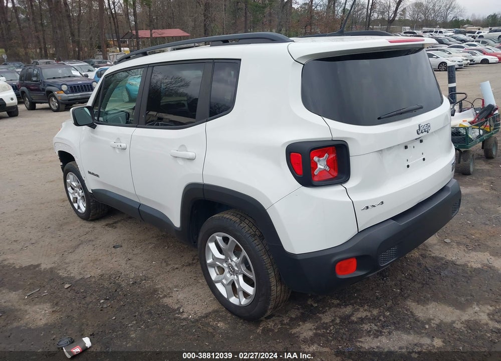 2017 JEEP RENEGADE LATITUDE 4X4 VIN: ZACCJBBB2HPG59269