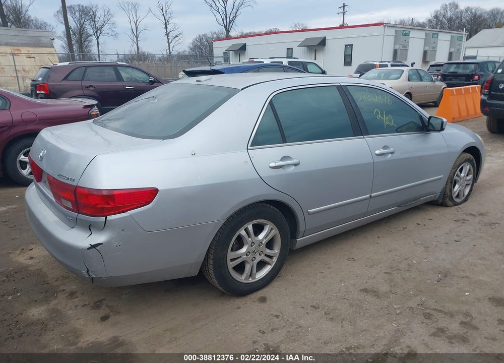 2005 HONDA ACCORD 2.4 EX VIN: 1HGCM56825A120381