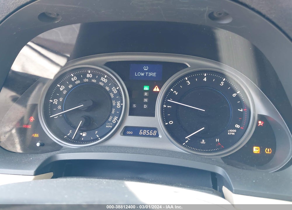 2008 LEXUS IS 250 VIN: JTHBK262182066580