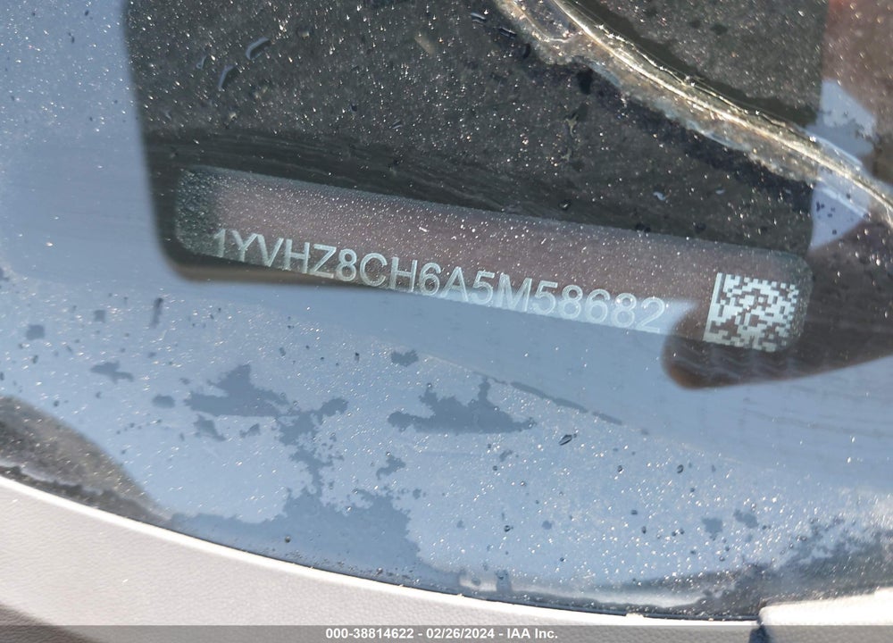 2010 MAZDA 6 I GRAND TOURING VIN: 1YVHZ8CH6A5M58682
