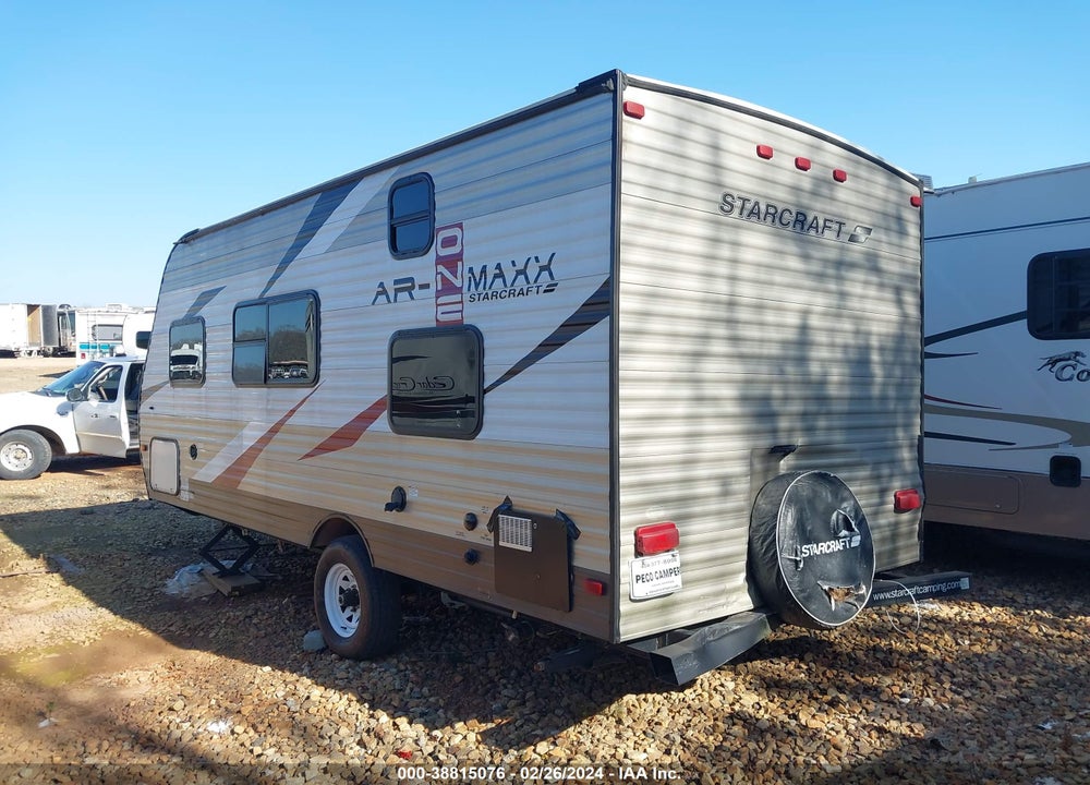 2015 STARCRAFT TRAVEL TRAILER VIN: 1SABS0AK7F28CG104