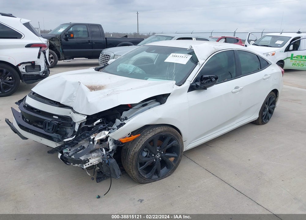 2021 HONDA CIVIC SPORT VIN: 2HGFC2F81MH548988