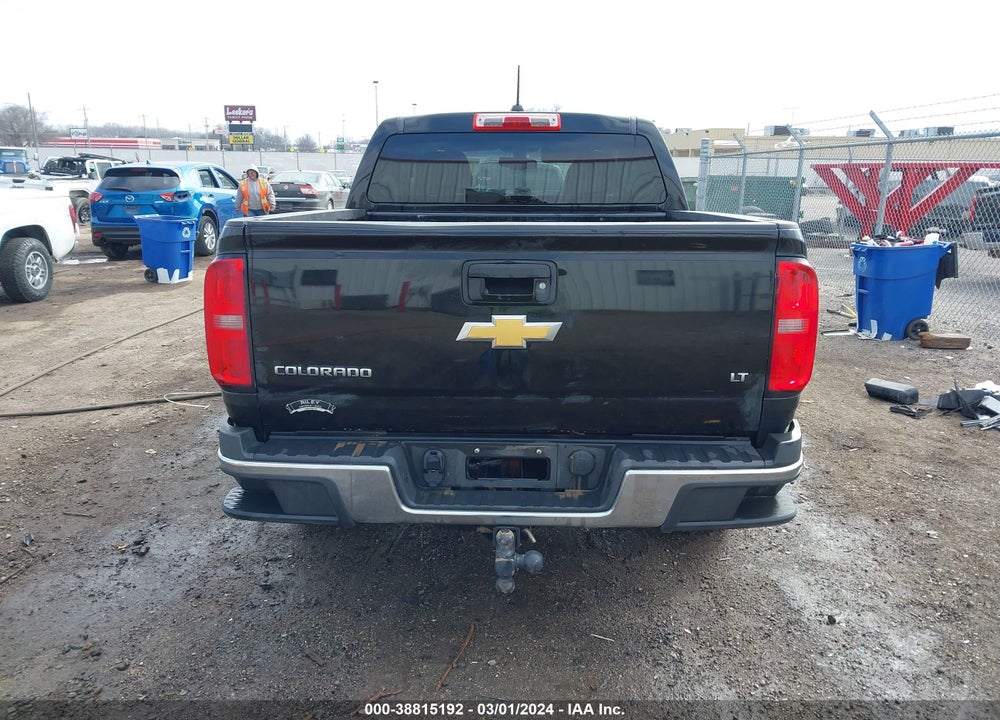 2015 CHEVROLET COLORADO LT VIN: 1GCGSBE38F1257708