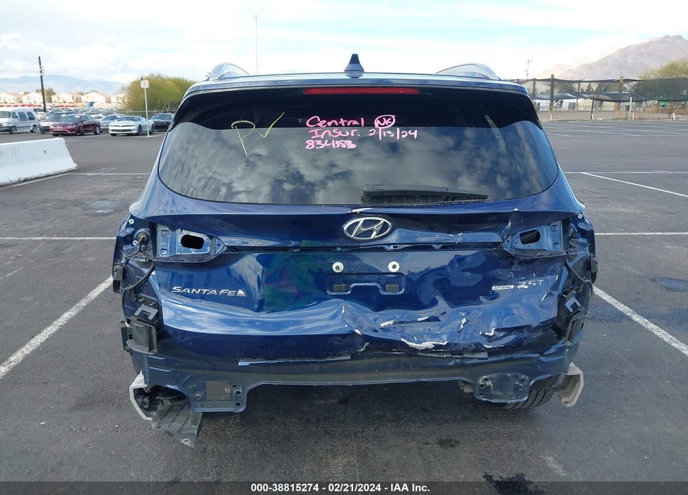 2022 HYUNDAI SANTA FE LIMITED VIN: 5NMS4DAL1NH403831
