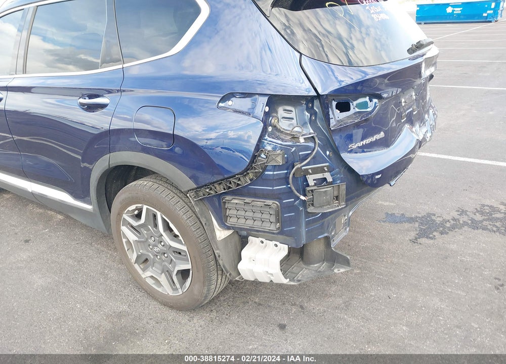 2022 HYUNDAI SANTA FE LIMITED VIN: 5NMS4DAL1NH403831