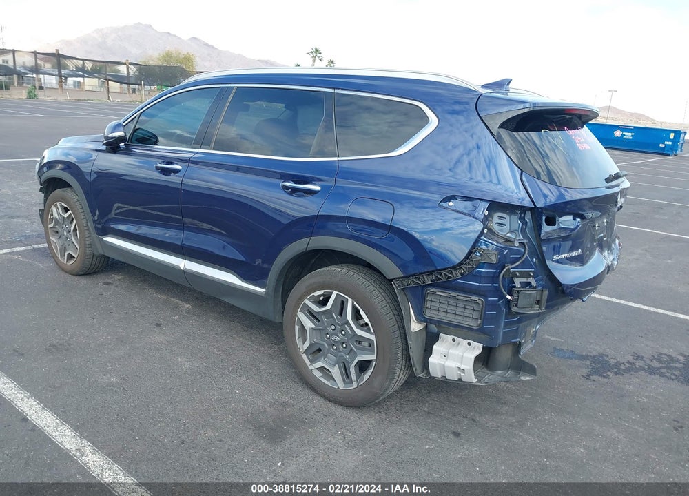 2022 HYUNDAI SANTA FE LIMITED VIN: 5NMS4DAL1NH403831