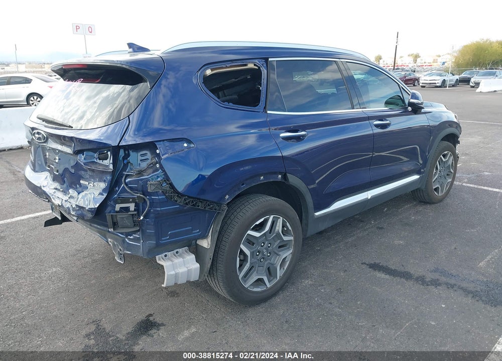 2022 HYUNDAI SANTA FE LIMITED VIN: 5NMS4DAL1NH403831
