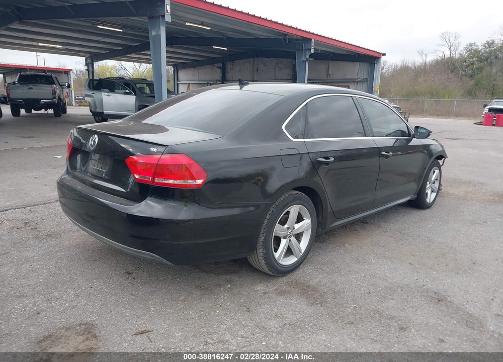 2012 VOLKSWAGEN PASSAT 2.5L SE VIN: 1VWBH7A39CC086721
