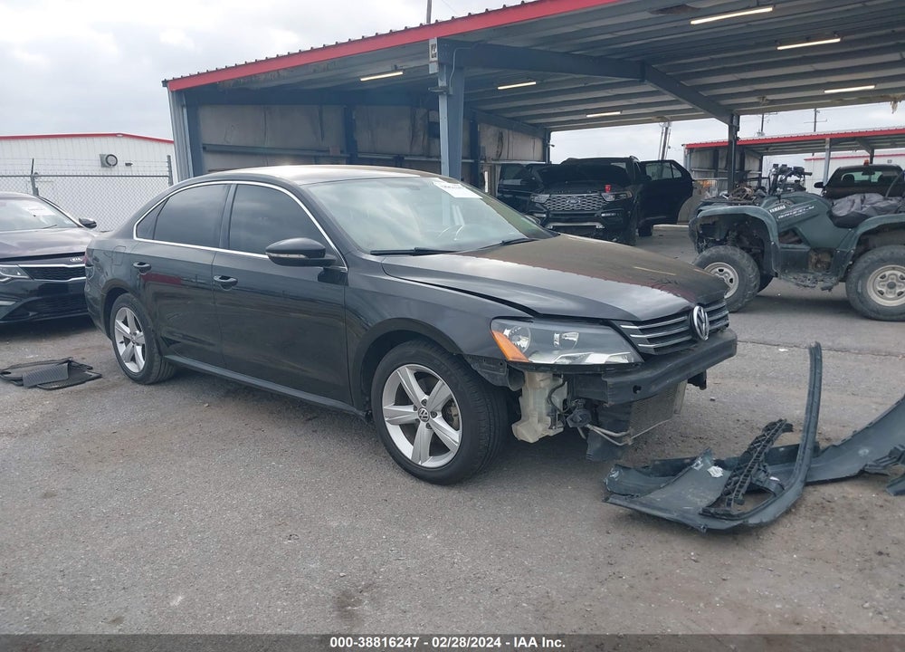 2012 VOLKSWAGEN PASSAT 2.5L SE VIN: 1VWBH7A39CC086721