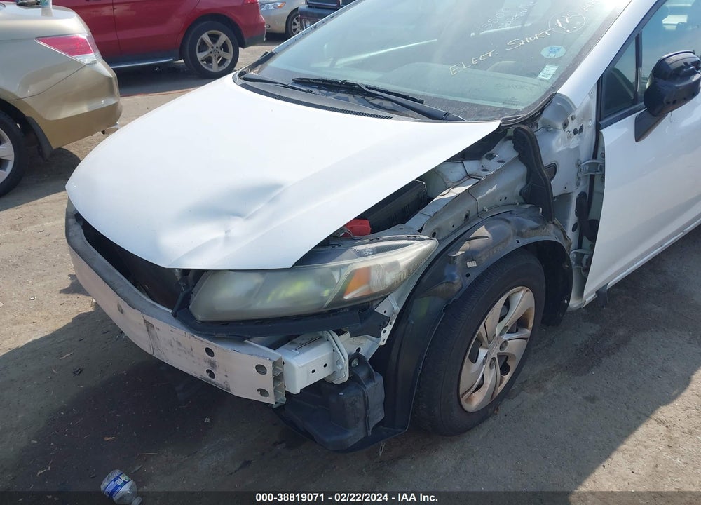2013 HONDA CIVIC LX VIN: 19XFB2F56DE074667