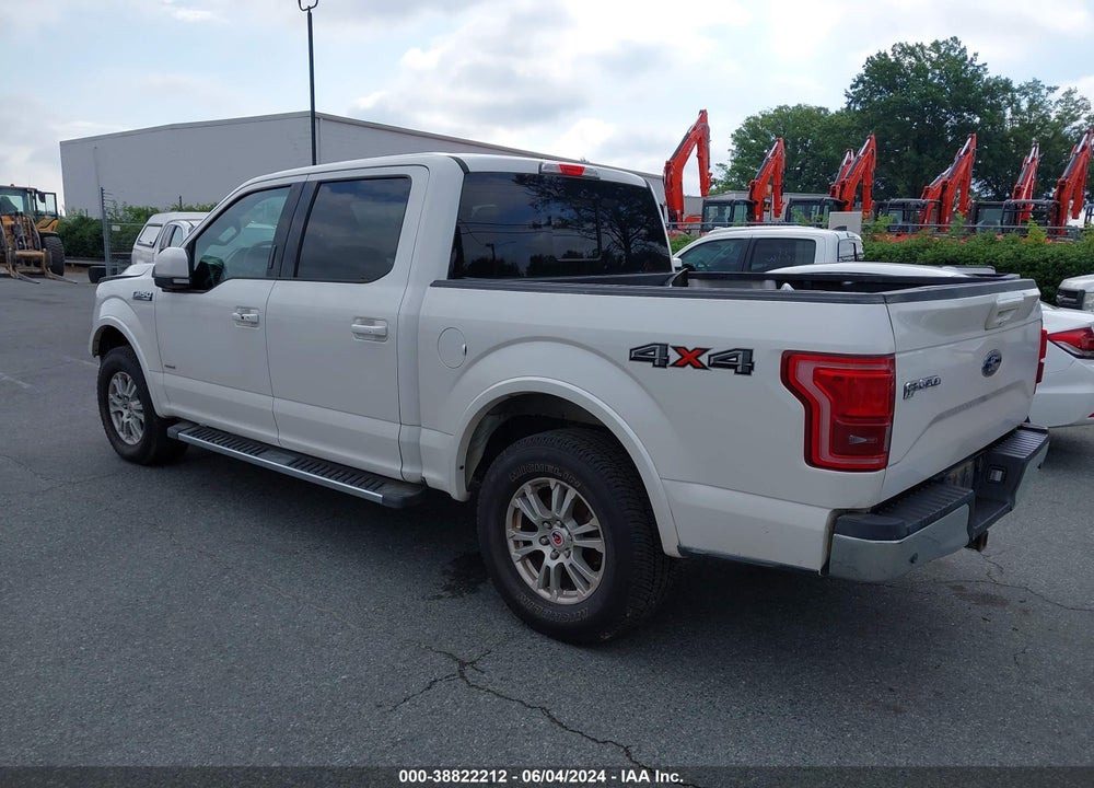 2016 FORD F-150 LARIAT VIN: 1FTEW1EP2GFA76603