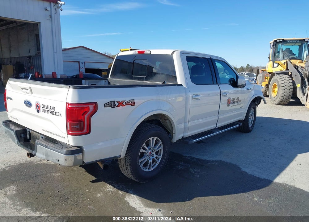 2016 FORD F-150 LARIAT VIN: 1FTEW1EP2GFA76603