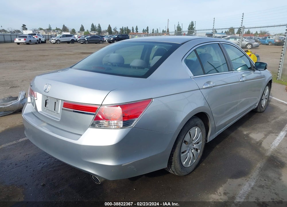 2012 HONDA ACCORD 2.4 LX VIN: 1HGCP2F39CA197708