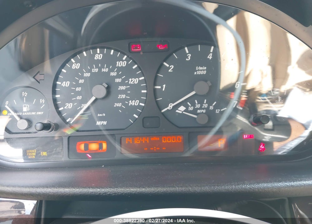 2005 BMW 325CI VIN: WBABW33495PL39133