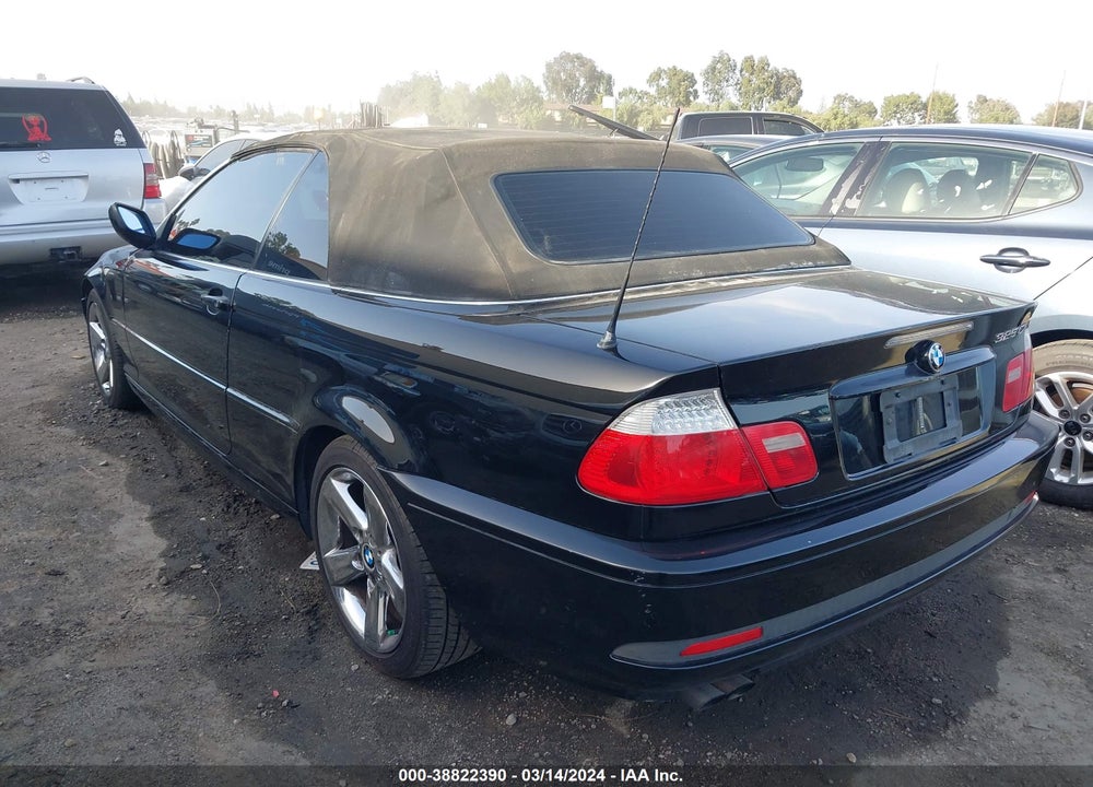 2005 BMW 325CI VIN: WBABW33495PL39133