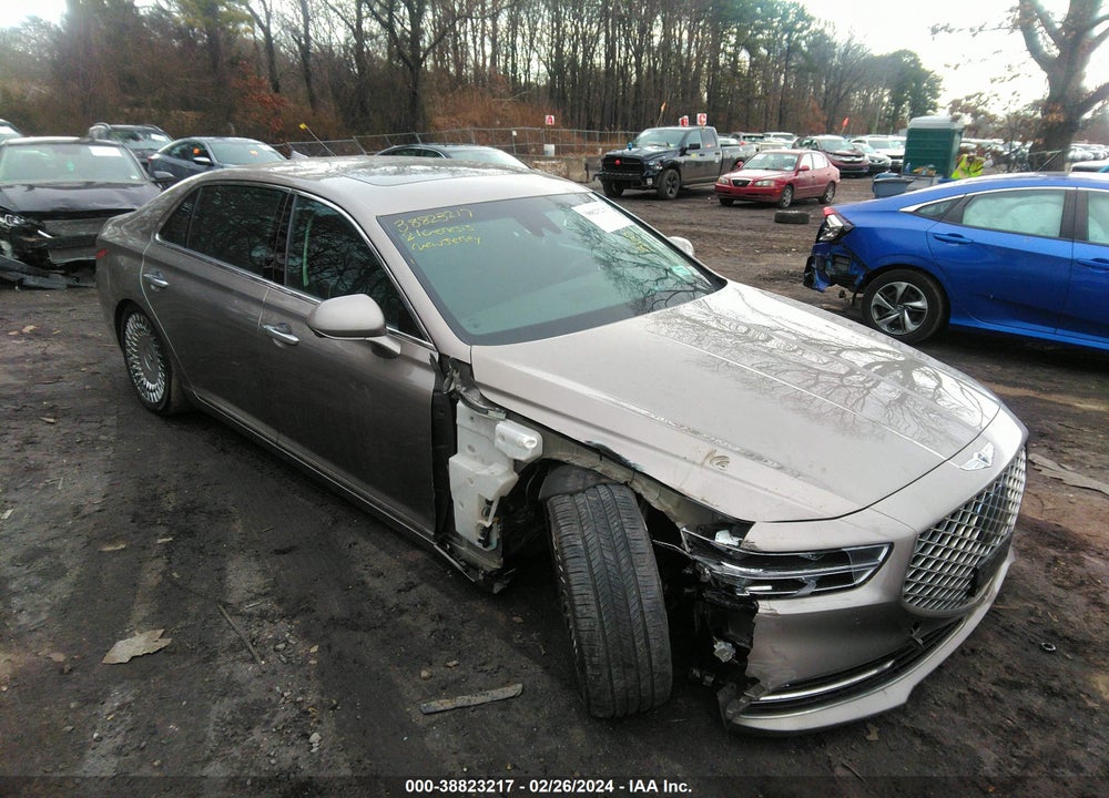 2021 GENESIS G90 3.3T PREMIUM AWD VIN: KMTF34PA3MU092261