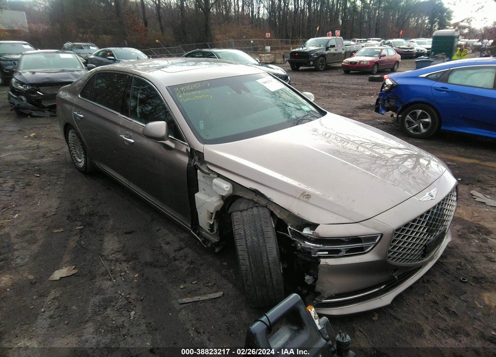 2021 GENESIS G90 3.3T PREMIUM AWD VIN: KMTF34PA3MU092261