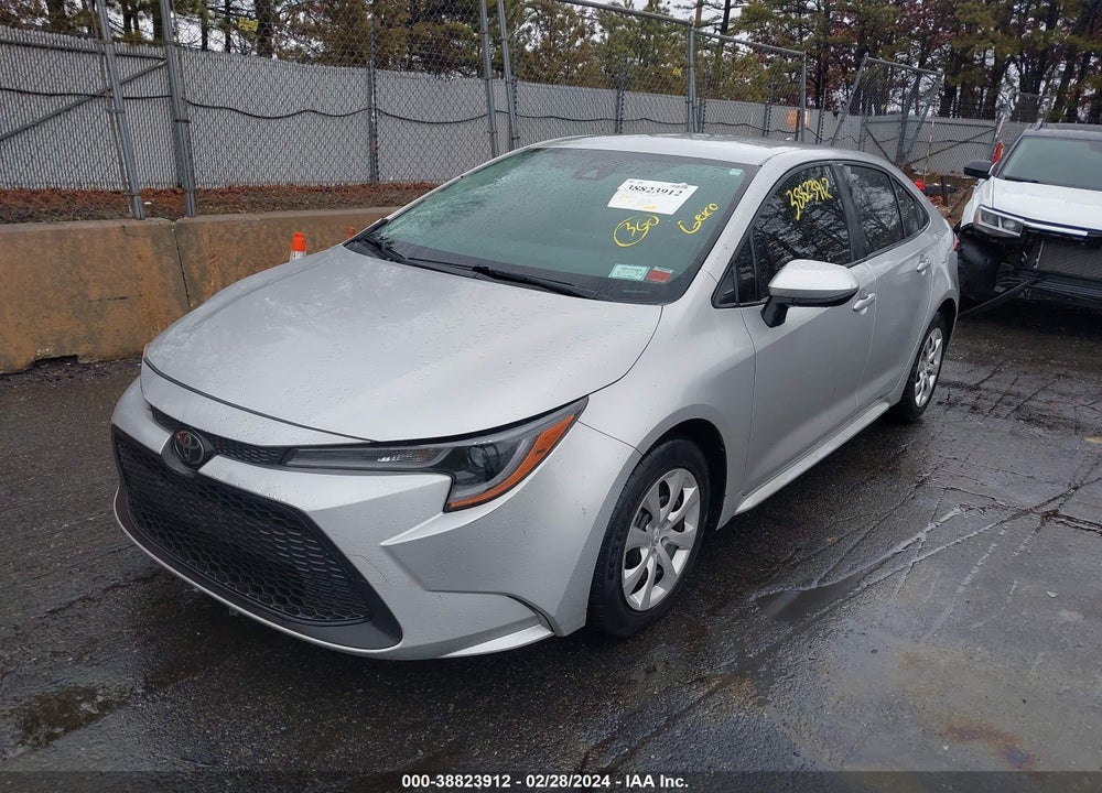 2020 TOYOTA COROLLA LE VIN: JTDEPRAE7LJ024908