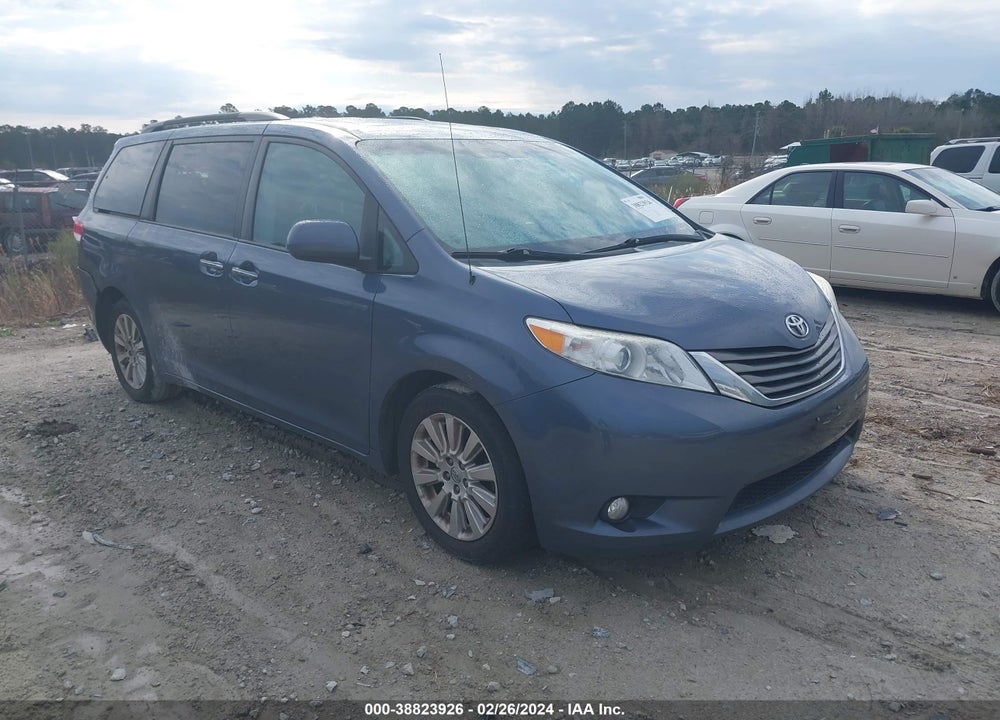 2014 TOYOTA SIENNA XLE 7 PASSENGER VIN: 5TDDK3DC9ES080596