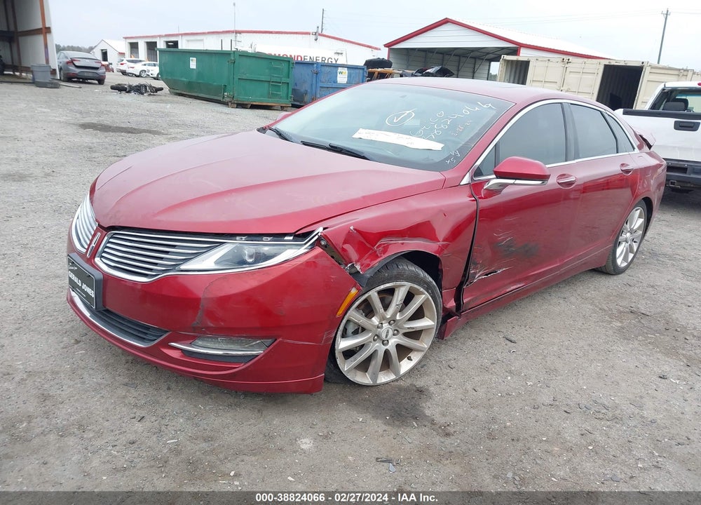 2014 LINCOLN MKZ VIN: 3LN6L2G98ER811226