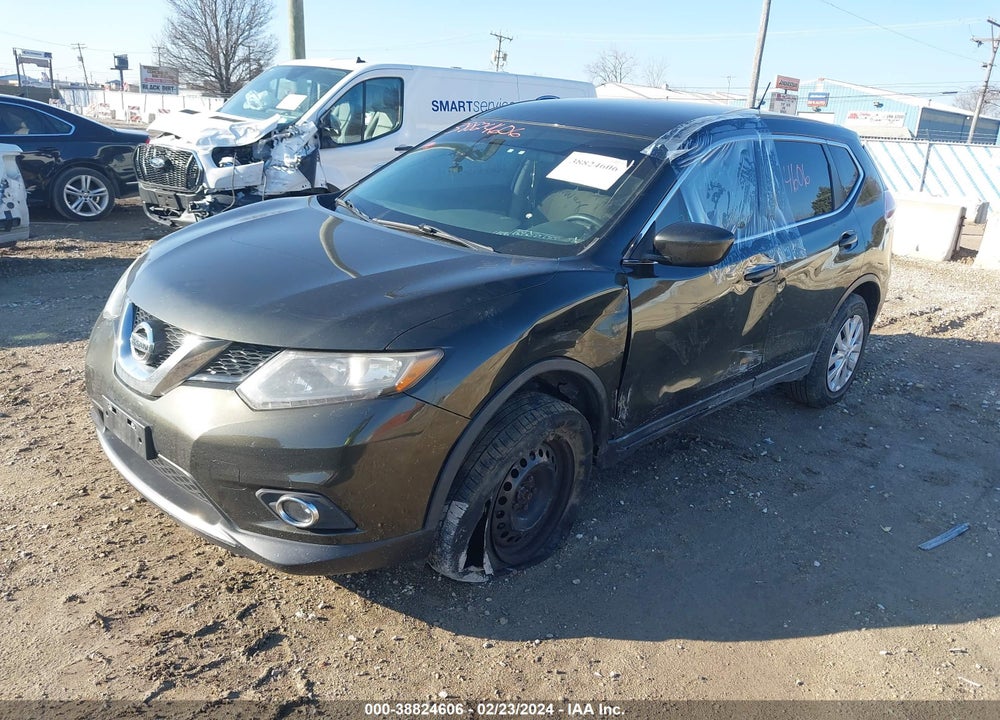 2016 NISSAN ROGUE S VIN: 5N1AT2MV1GC758592