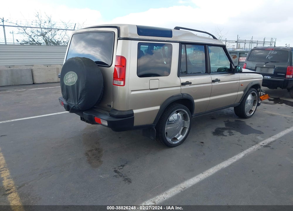 1999 LAND ROVER DISCOVERY SERIES II VIN: SALTY1246XA202057