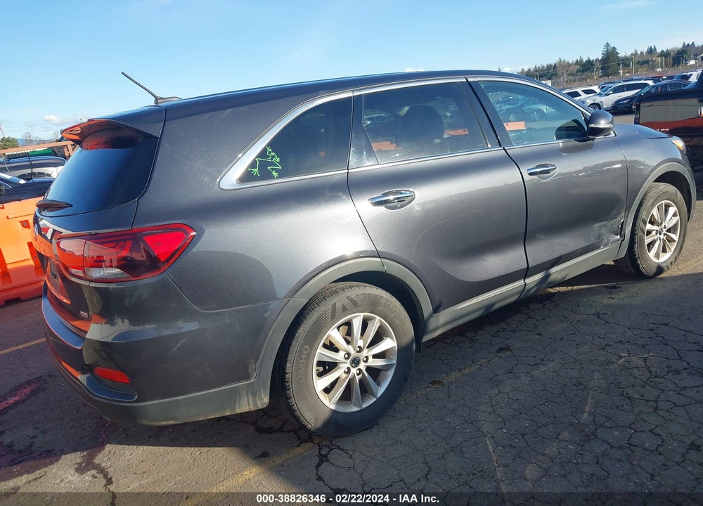 2019 KIA SORENTO 2.4L LX VIN: 5XYPG4A35KG508844