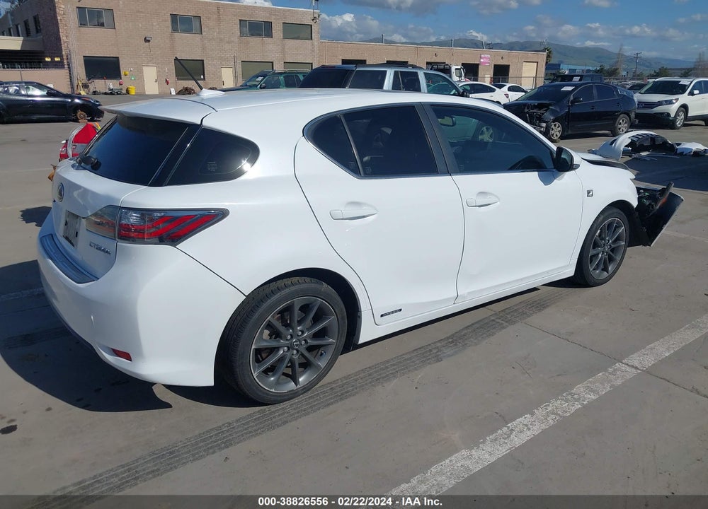 2013 LEXUS CT 200H VIN: JTHKD5BH6D2158462