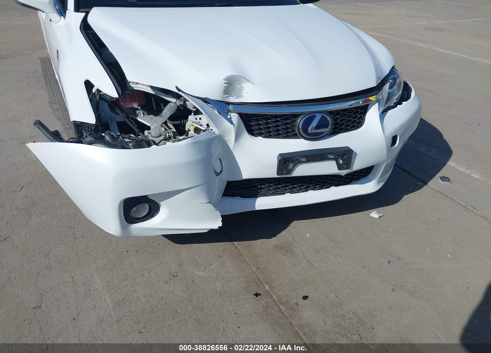 2013 LEXUS CT 200H VIN: JTHKD5BH6D2158462