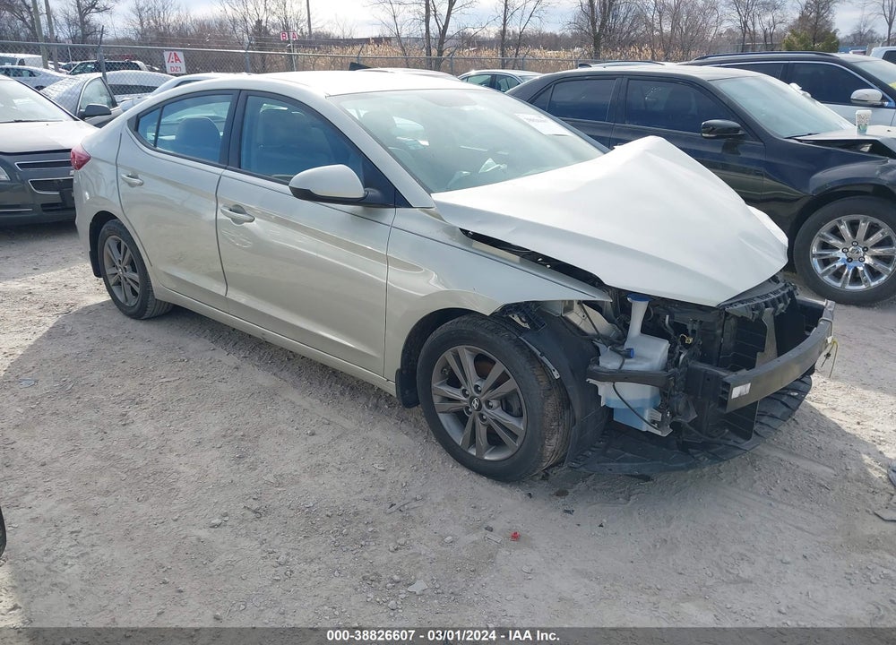 2018 HYUNDAI ELANTRA SEL VIN: 5NPD84LF8JH239544
