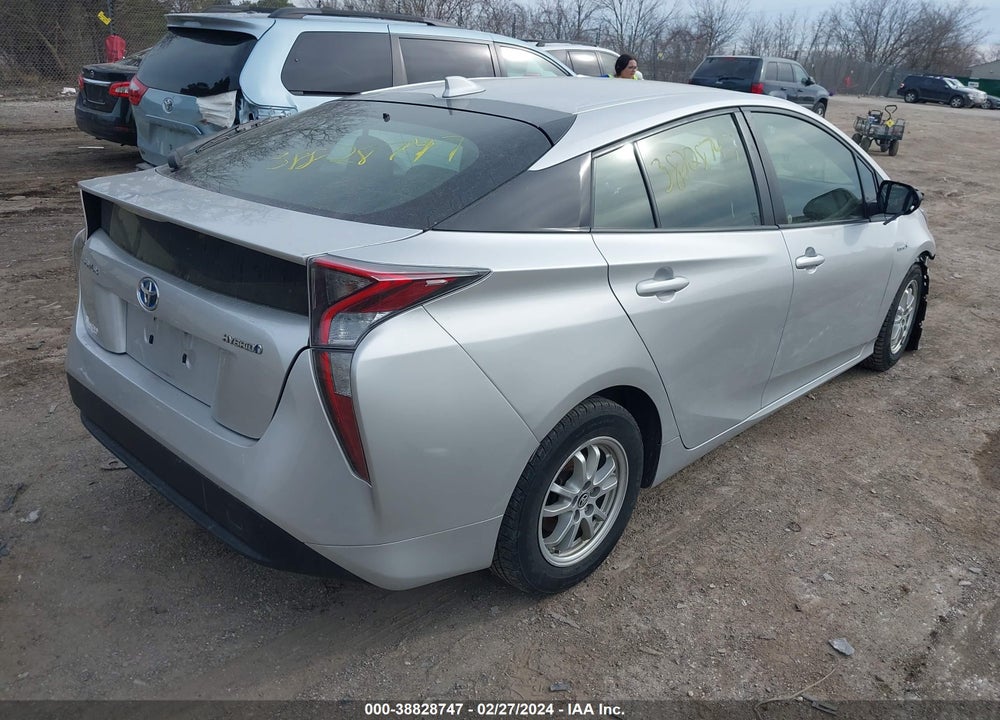 2016 TOYOTA PRIUS VIN: JTDKBRFU2G3012404