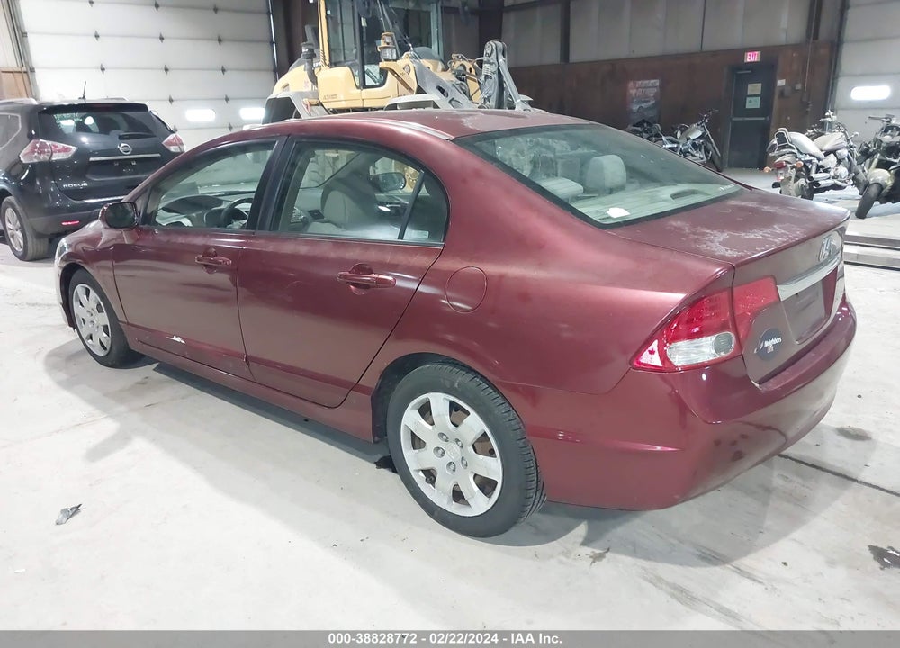 2009 HONDA CIVIC LX VIN: 2HGFA16589H534664
