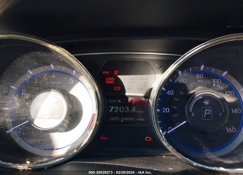 2011 HYUNDAI SONATA LIMITED 2.0T VIN: 5NPEC4AB2BH290557