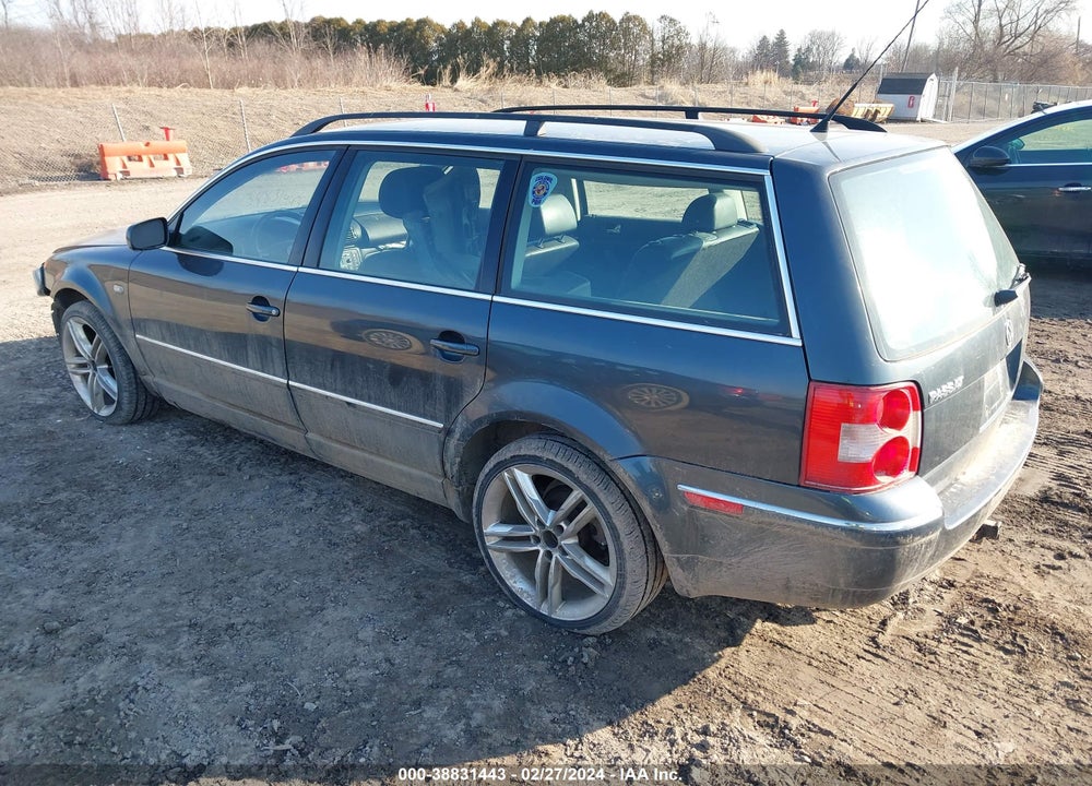 2003 VOLKSWAGEN PASSAT GLS VIN: WVWVD63B03E465590