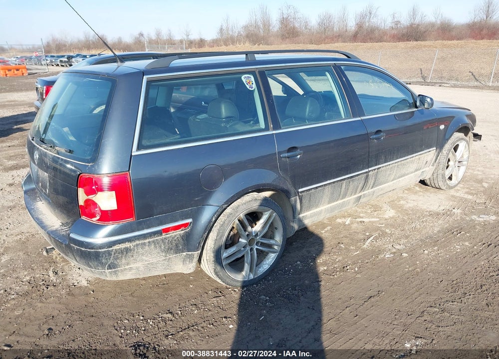 2003 VOLKSWAGEN PASSAT GLS VIN: WVWVD63B03E465590