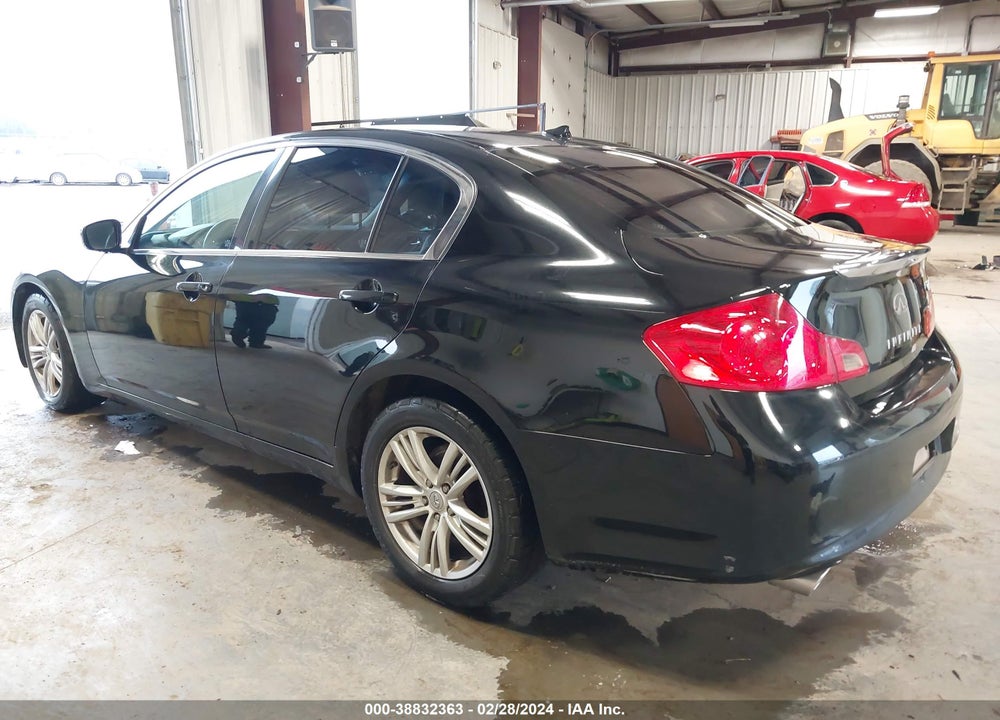 2011 INFINITI G25 JOURNEY VIN: JN1DV6APXBM602761