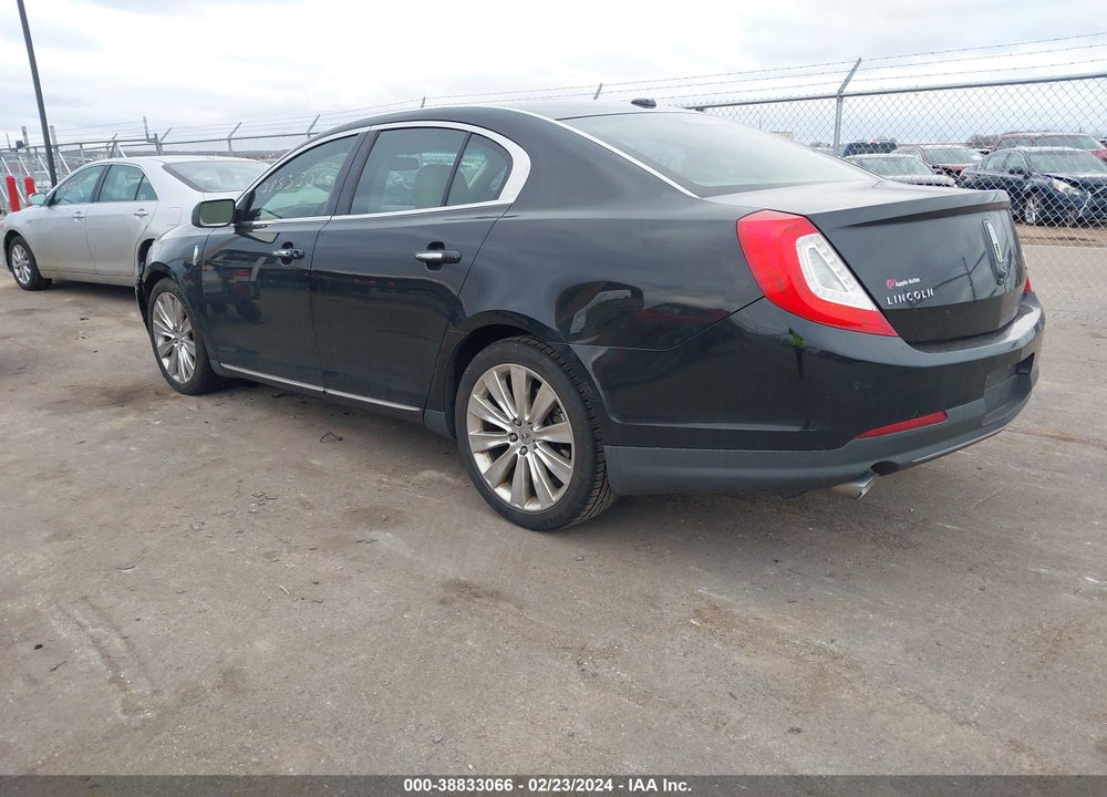 2013 LINCOLN MKS ECOBOOST VIN: 1LNHL9FT8DG604551