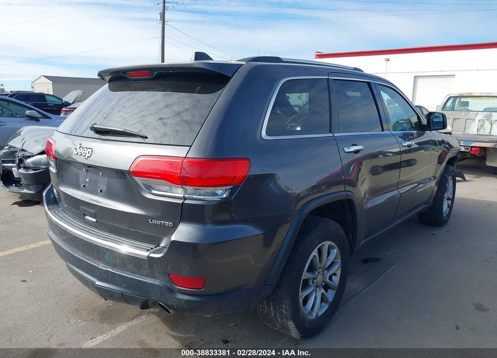 2014 JEEP GRAND CHEROKEE LIMITED VIN: 1C4RJFBG1EC425542